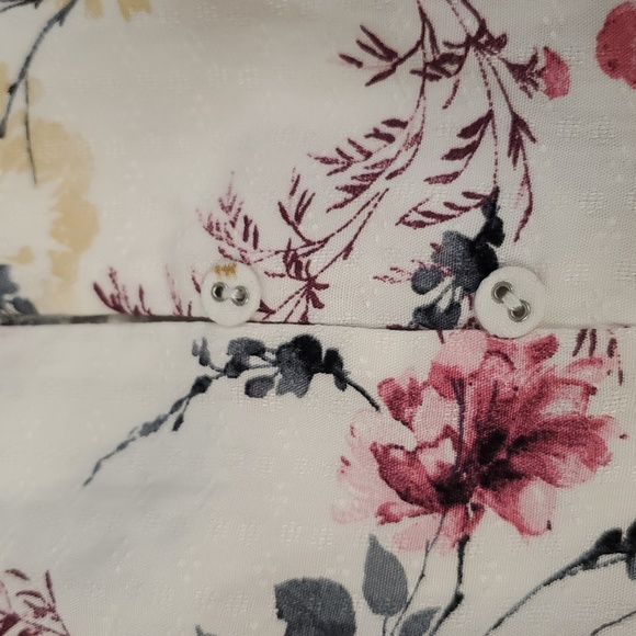 Buffalo David Bitton Floral Viscose Top Blouse M - Picture 8 of 12